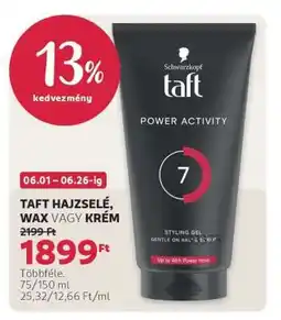 Rossmann TAFT HAJZSELÉ, WAX VAGY KRÉM ajánlat