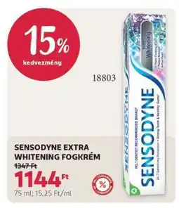 Rossmann SENSODYNE EXTRA WHITENING FOGKRÉM ajánlat