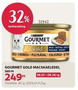 Rossmann Gourmet Gold macskaeledel ajánlat