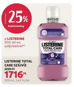 Rossmann LISTERINE TOTAL CARE SZÁJVÍZ ajánlat