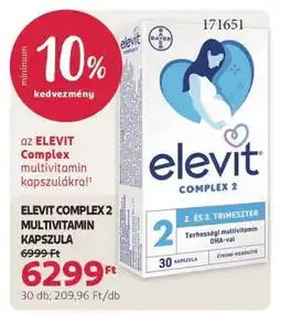 Rossmann ELEVIT COMPLEX 2 MULTIVITAMIN KAPSZULA ajánlat