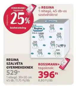 Rossmann REGINA SZALVÉTA GYERMEKEKNEK ajánlat