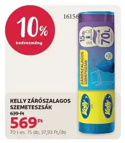 Rossmann KELLY ZÁRÓSZALAGOS SZEMETESZSÁK ajánlat