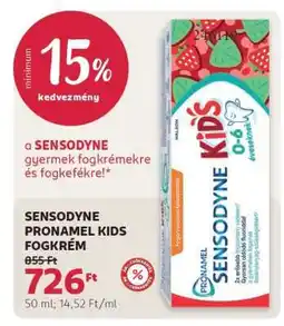 Rossmann SENSODYNE PRONAMEL KIDS FOGKRÉM ajánlat