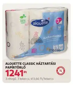 Rossmann ALOUETTE CLASSIC HÁZTARTÁSI PAPÍRTÖRLŐ ajánlat