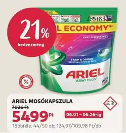 Rossmann ARIEL Mosókapszula ajánlat