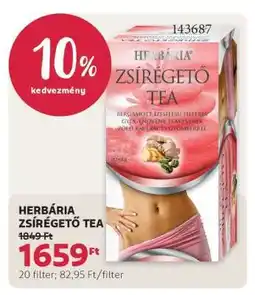 Rossmann HERBÁRIA zsírégető tea ajánlat