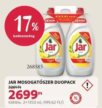 Rossmann JAR Mosogatószer Duopack ajánlat