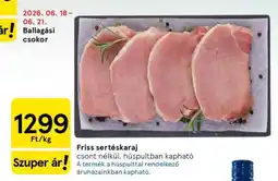 Tesco Friss sertéskaraj ajánlat