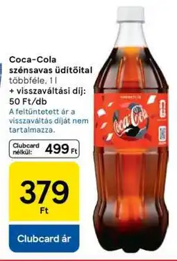 Tesco Coca-Cola szénsavas üdítőital ajánlat