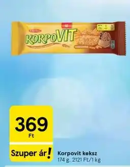 Tesco Korpovit Keksz ajánlat