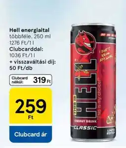 Tesco HELL Energiaital ajánlat