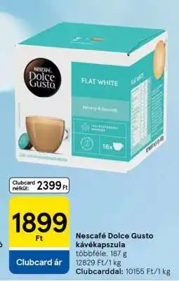 Tesco NESCAFE Dolce Gusto kávékapszula ajánlat