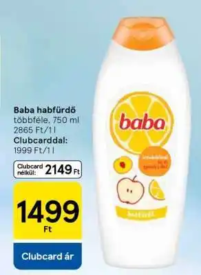 Tesco Baba habfürdő ajánlat