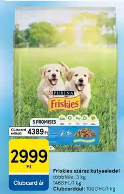Tesco Friskies száraz kutyaeledel ajánlat