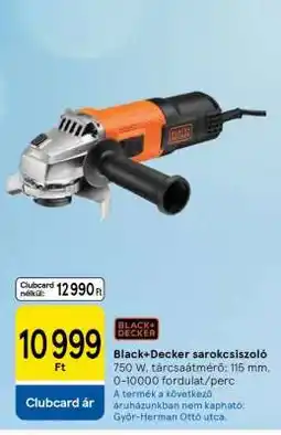 Tesco Black+Decker sarokcsiszoló ajánlat