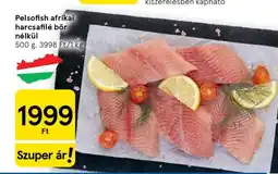 Tesco Pelsofish afrikai harcsafilé bőr nélkül ajánlat