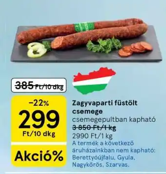 Tesco Zagyvaparti füstölt csemege ajánlat