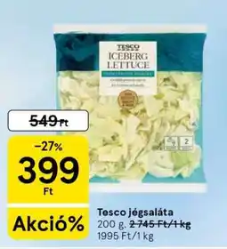 Tesco Tesco jégsaláta ajánlat