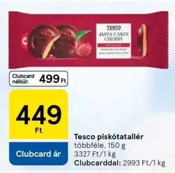 Tesco Tesco piskótatallér ajánlat