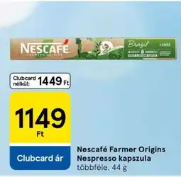 Tesco Nescafé Farmer Origins Nespresso kapszula ajánlat