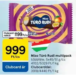 Tesco Mizo Túró Rudi Multipack ajánlat