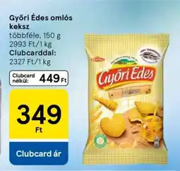 Tesco Győri Édes omlós keksz ajánlat