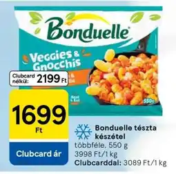 Tesco Bonduelle tészta készétel ajánlat