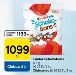 Tesco KINDER SCHOKOBONS ajánlat