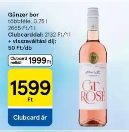 Tesco Günzer bor ajánlat