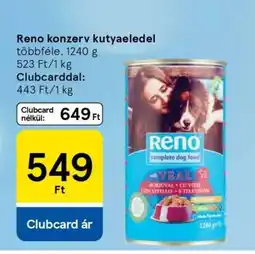 Tesco Reno konzerv kutyaeledel ajánlat
