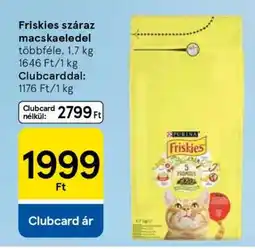 Tesco FRISKIES Száraz macskaeledel ajánlat