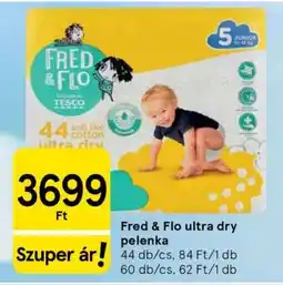 Tesco Fred&Flo ultra dry pelenka ajánlat
