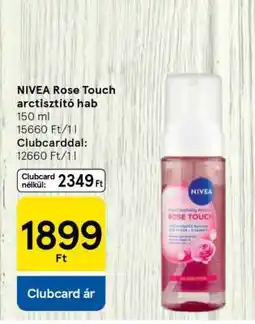 Tesco NIVEA Rose Touch arctisztító hab ajánlat