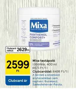 Tesco Mixa testápoló ajánlat