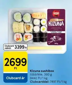 Tesco Kizuna sushibox ajánlat