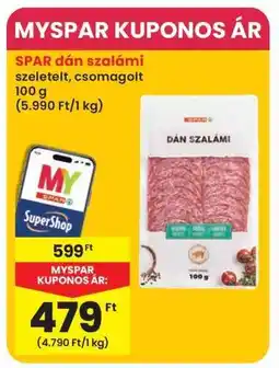 Interspar SPAR dán szalámi ajánlat