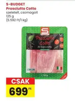 Interspar S-BUDGET Prosciutto Cotto ajánlat