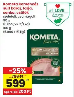 Interspar Kometa Kemencés sült karaj, tarja, sonka, csülök ajánlat