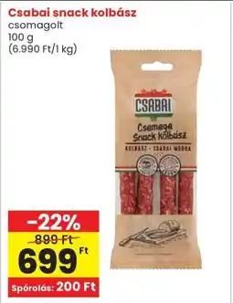 Interspar CSABAI SNACK KOLBÁSZ ajánlat