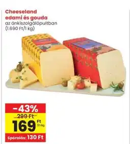 Interspar Cheeseland edami és gouda ajánlat