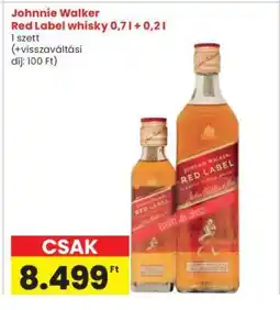 Interspar Johnnie Walker Red Label whisky 0,7 l + 0,2 l ajánlat