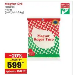 Interspar Magyar Túró ajánlat