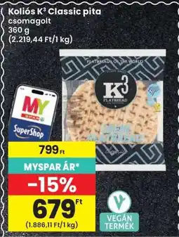 Interspar Koliós K³ Classic pita ajánlat