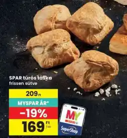 Interspar SPAR túrós táska ajánlat