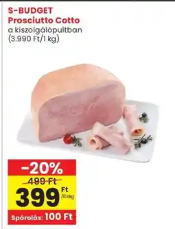Interspar S-BUDGET Prosciutto Cotto ajánlat