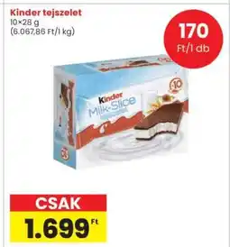 Interspar KINDER Tejszelet ajánlat