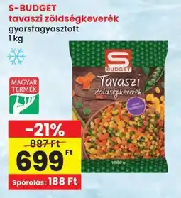Interspar S-BUDGET tavaszi zöldségkeverék ajánlat