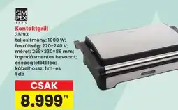 Interspar Kontaktgrill ajánlat
