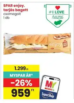 Interspar SPAR enjoy. tarjás bagett ajánlat